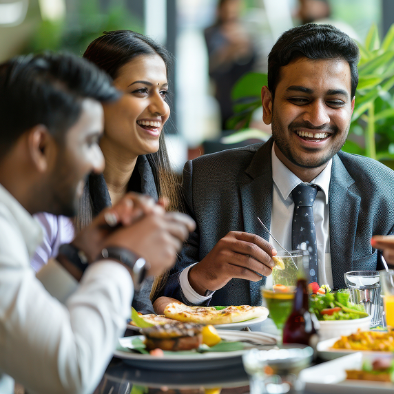 cheerful-indian-managers-from-different-ethnic-backgrounds-enjoying-team-lunch-trendy-office